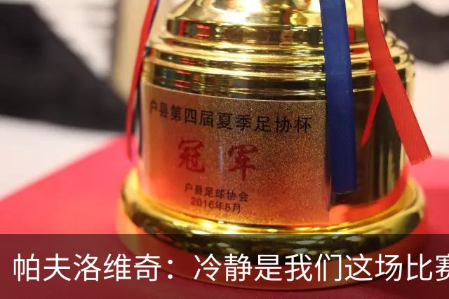 帕夫洛维奇：冷静是我们这场比赛的秘密武器！